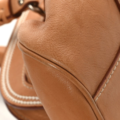 Christian Dior Calfskin Large My Dior Frame Pocket Satchel Brown 8 of 11