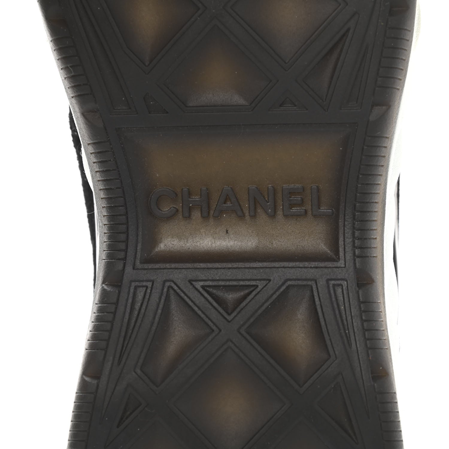 Chanel Velvet Calfskin Mixed Fibers CC Sneakers 41 Black 6 of 12