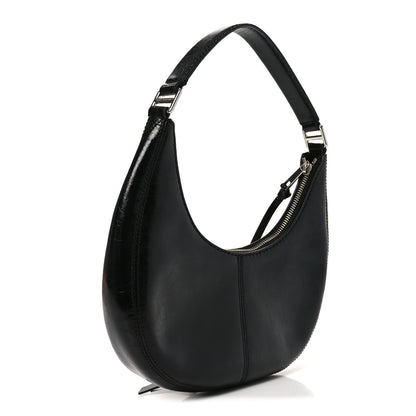 Marc Jacobs Crinkled Calfskin Crusier Crescent Bag Black 3 of 10