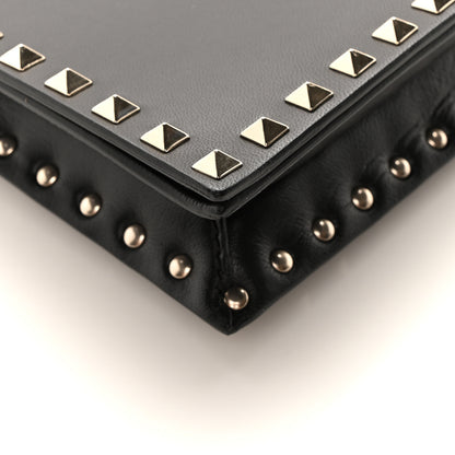 Valentino Garavani Nappa Rockstud Wristlet Clutch Black 8 of 9