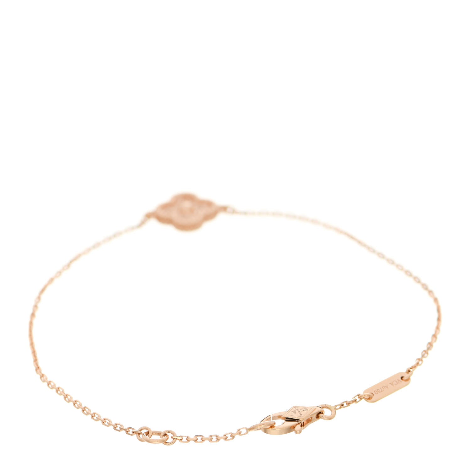 Van Cleef & Arpels 18K Rose Gold Sweet Alhambra Bracelet 2 of 5