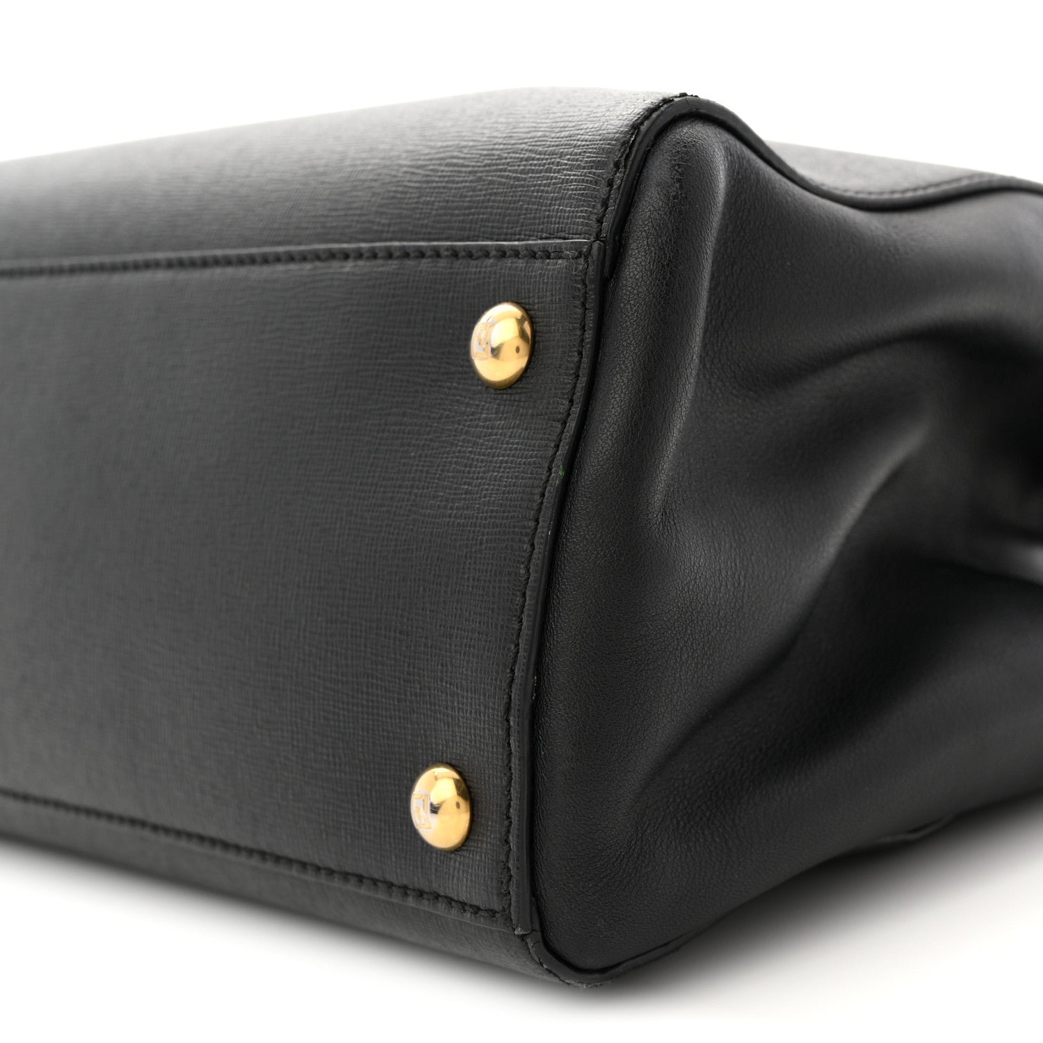 Fendi Vitello Elite Petite 2Jours Tote Black 10 of 12