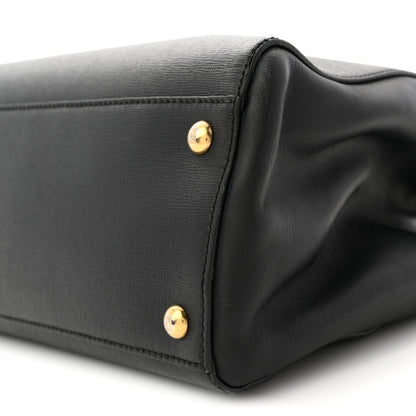 Fendi Vitello Elite Petite 2Jours Tote Black 10 of 12