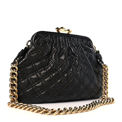 Marc Jacobs Calfskin Quilted Little Stam Black 3 of 8