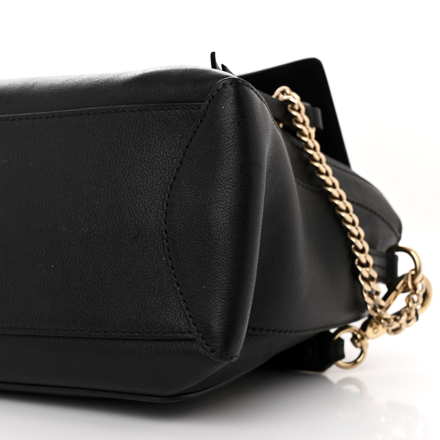 Calfskin Small Faye Day Shoulder Bag Black
