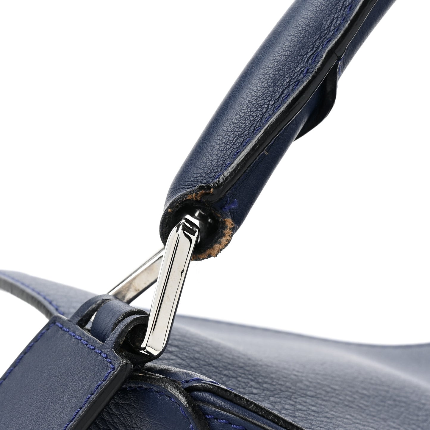 Calfskin Large Puzzle Bag Marine
