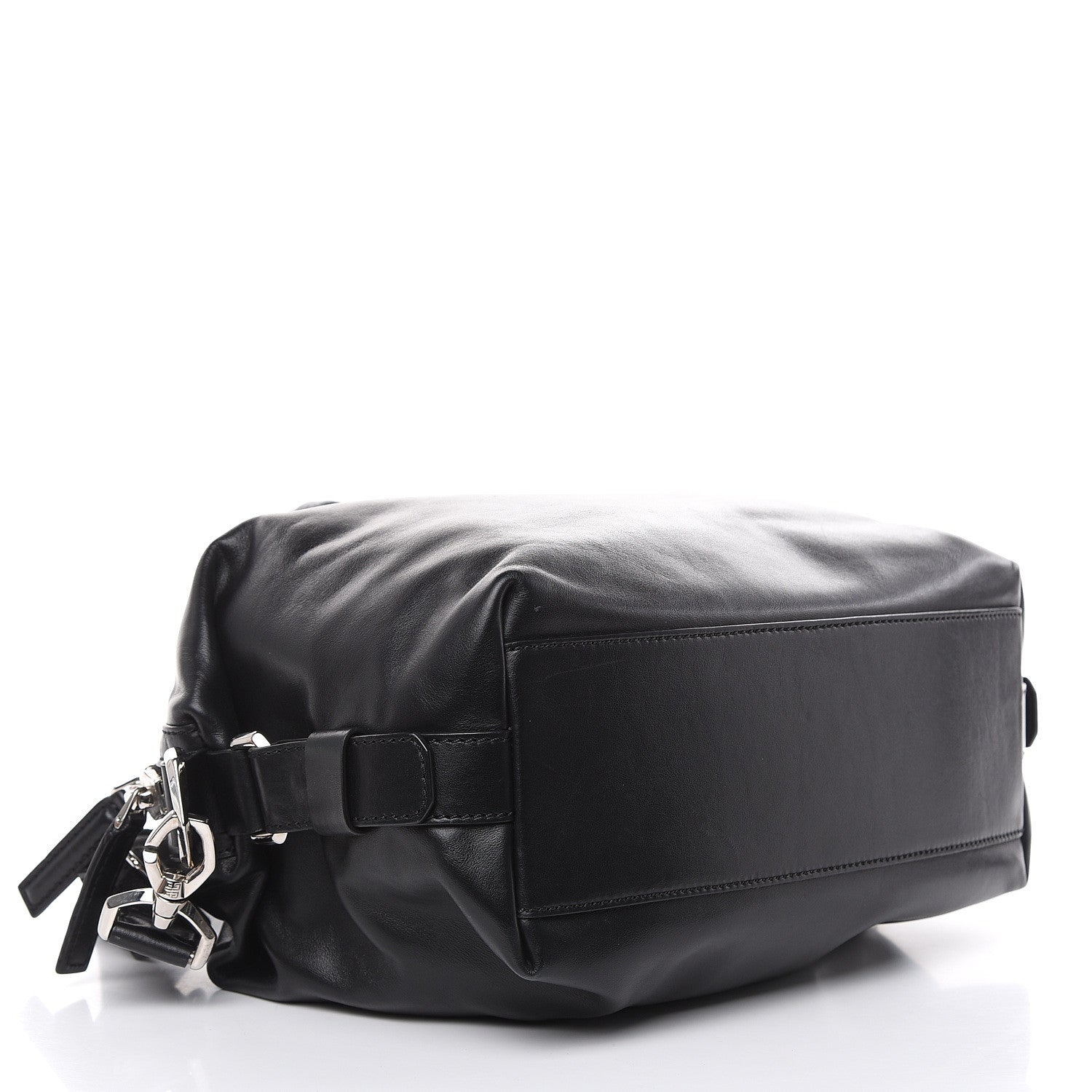 Givenchy Waxed Calfskin Small Nightingale Logo Strap Black 4 of 19