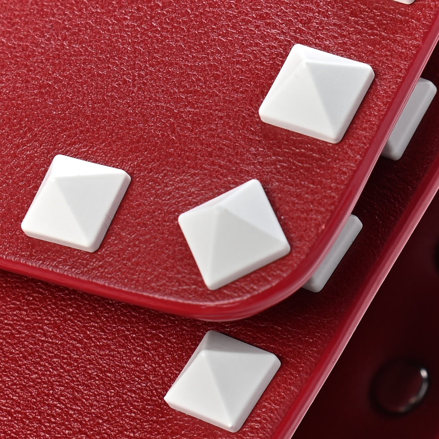 Vitello Colorblock Medium Free Rockstud Flip Lock Crossbody Bag Rosso Valentino Optic White
