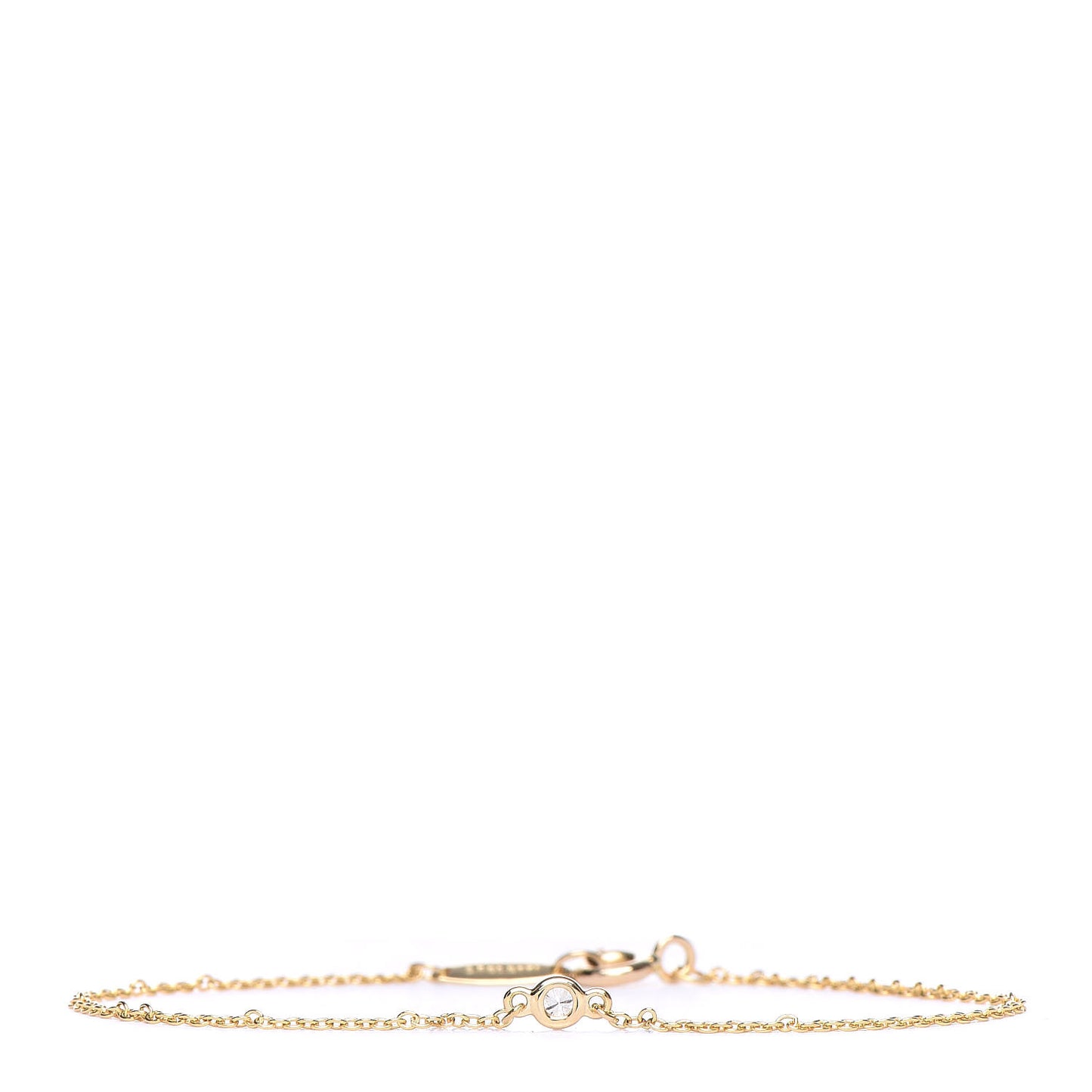 18K Yellow Gold Diamond .03ct Elsa Peretti Diamonds by the Yard Bracelet