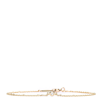 Tiffany 18K Yellow Gold Diamond .03ct Elsa Peretti Diamonds by the Yard Bracelet 1 of 6