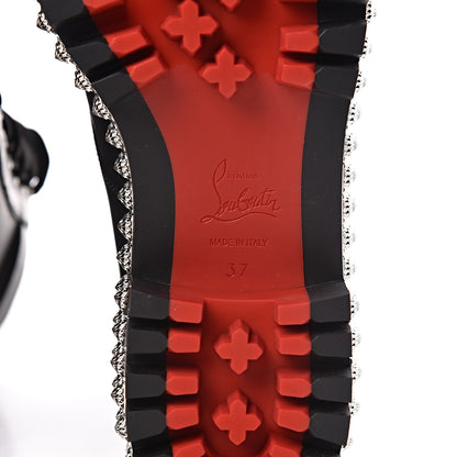 Christian Louboutin Calfskin King St Boots 37 Black 6 of 7