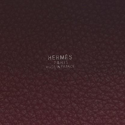 Hermes Taurillon Clemence Picotin 22 MM Rouge Vif 5 of 10