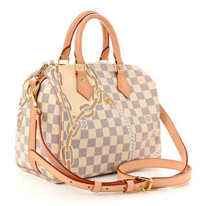 Louis Vuitton Damier Azur Nautical Speedy Bandouliere 25 3 of 9