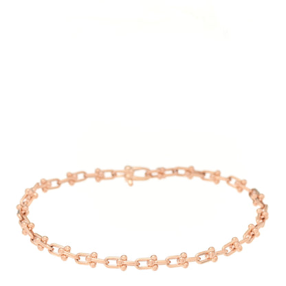 Tiffany 18K Rose Gold HardWear Micro Link Bracelet 1 of 4