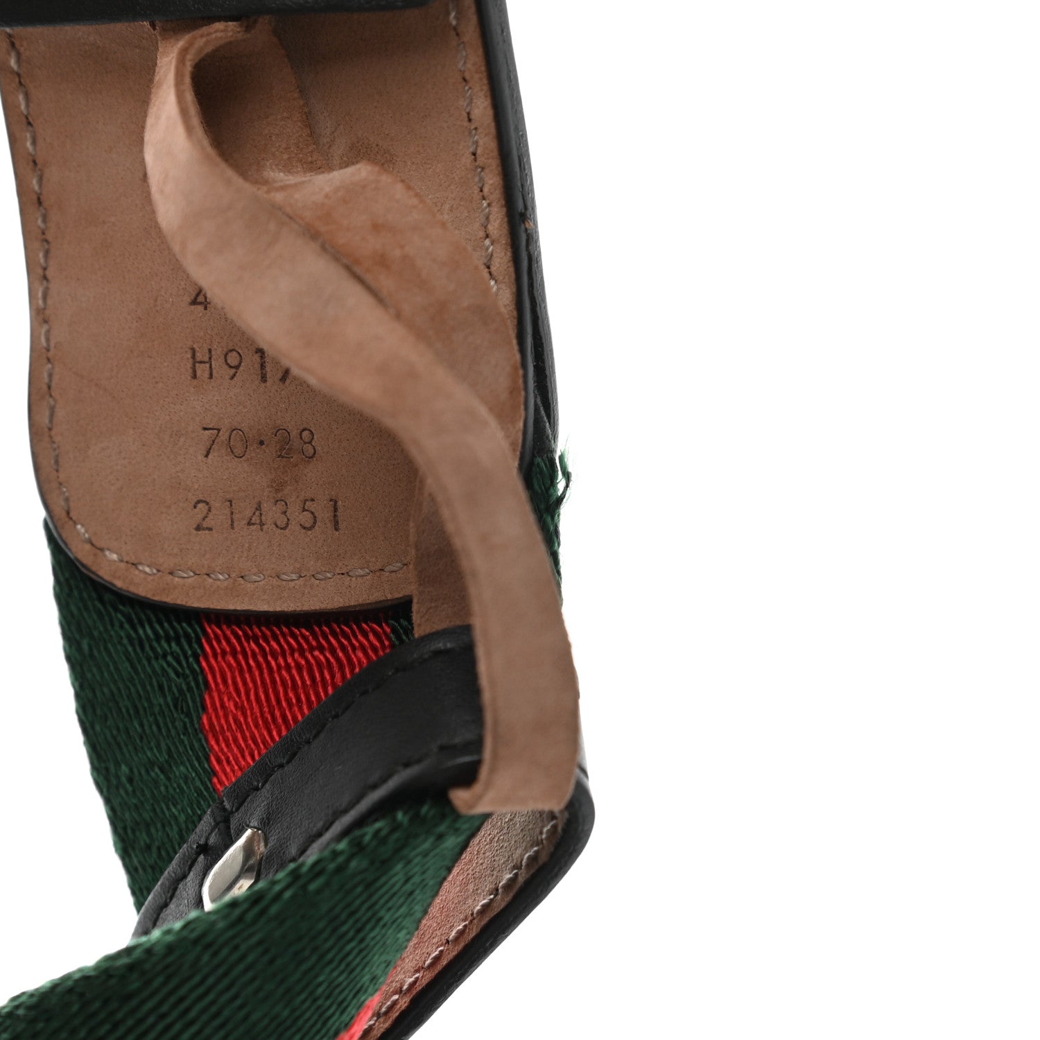 Gucci Canvas Web Interlocking G Belt 70 28 Black 9 of 10