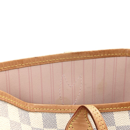 Louis Vuitton Damier Azur Neo Neverfull MM Rose Ballerine 13 of 13
