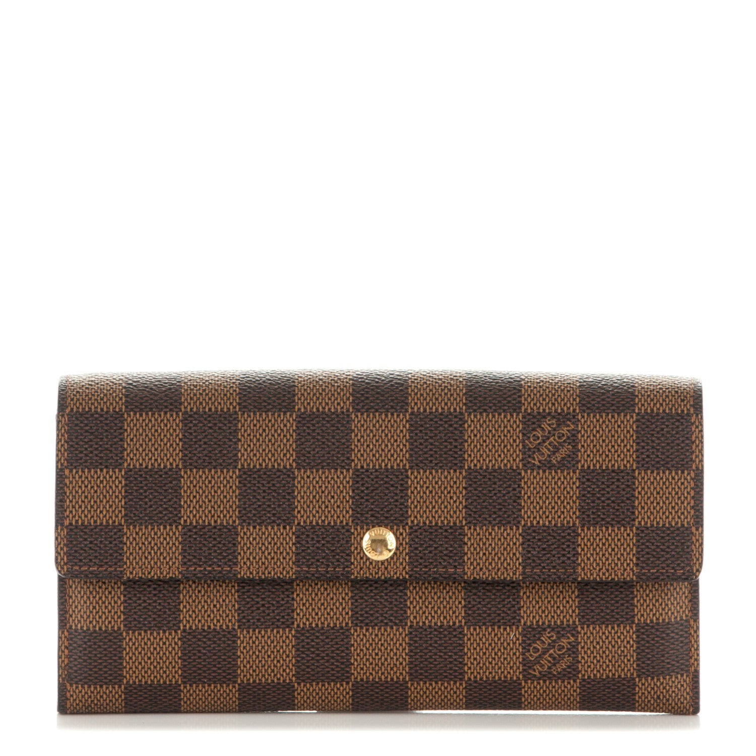 Louis Vuitton Damier Ebene Sarah Wallet 1 of 7