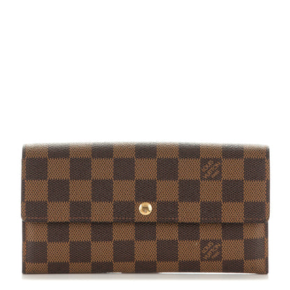 Louis Vuitton Damier Ebene Sarah Wallet 1 of 7