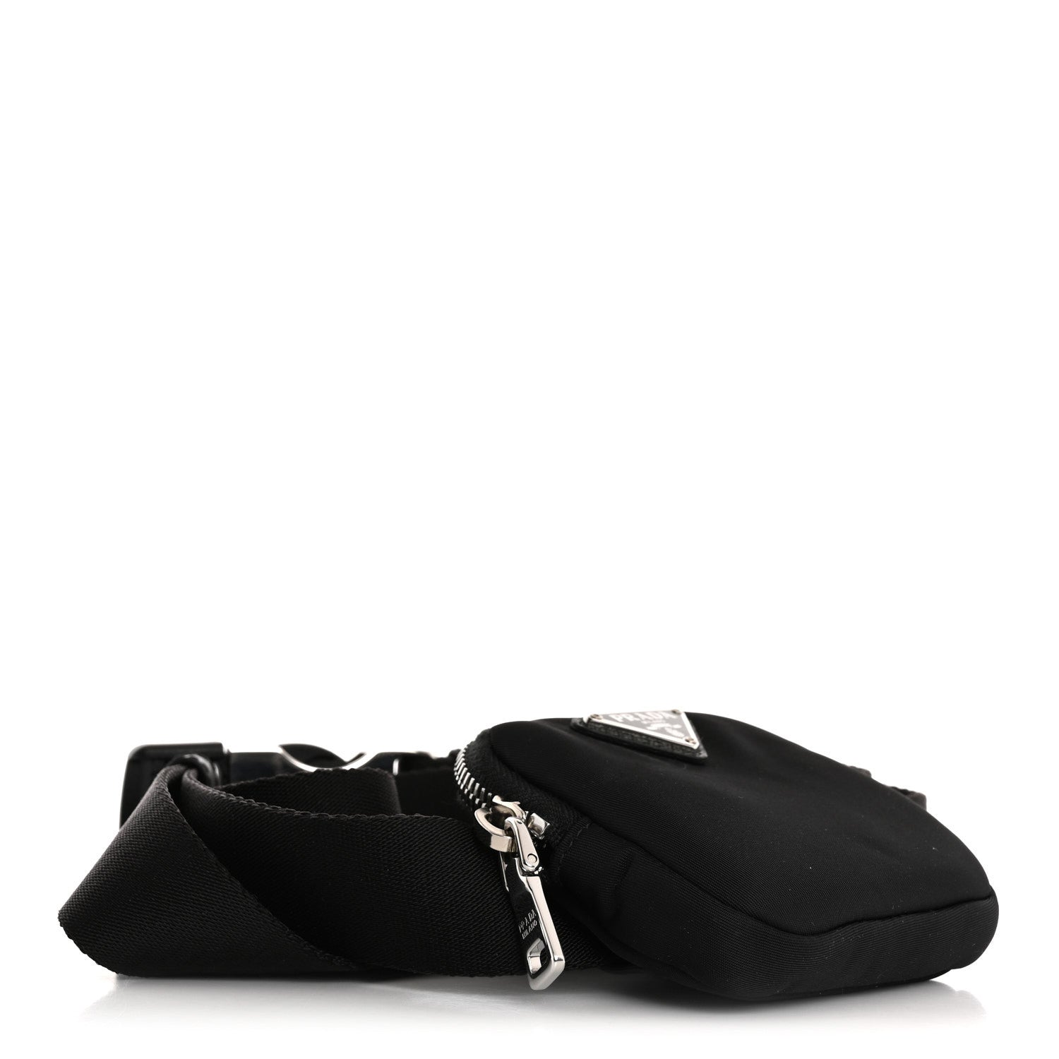 Prada Re-Nylon Belt With Square Pouch Black 4 of 11