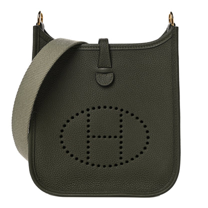 Hermes Taurillon Maurice Amazone Evelyne TPM Vert Olive Sauge 1 of 8