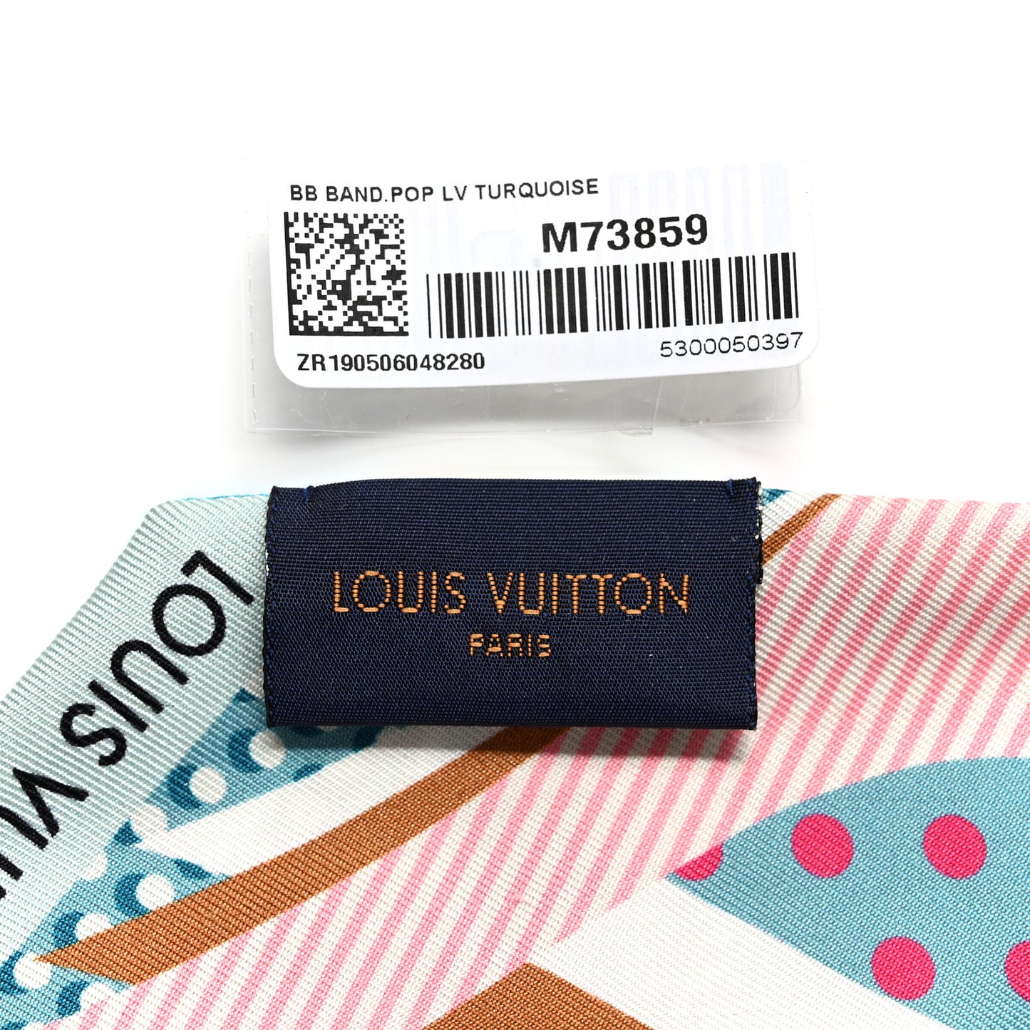 Silk Pop Monogram BB Bandeau Turquoise