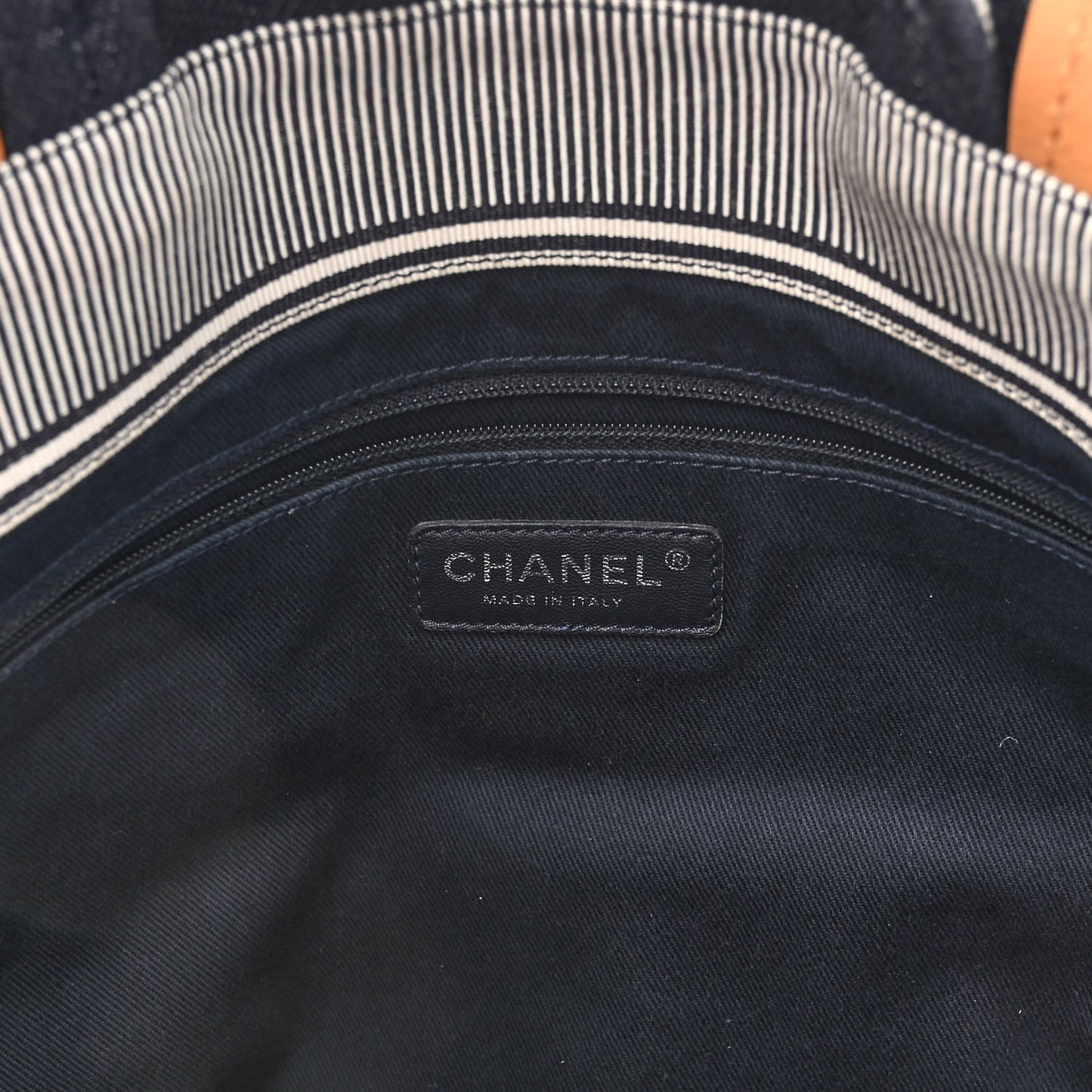 Denim Large Shopping Tote Blue