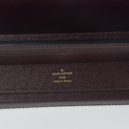 Louis Vuitton Taiga Leather 6 Piece Desk Set Acajou 3 of 10