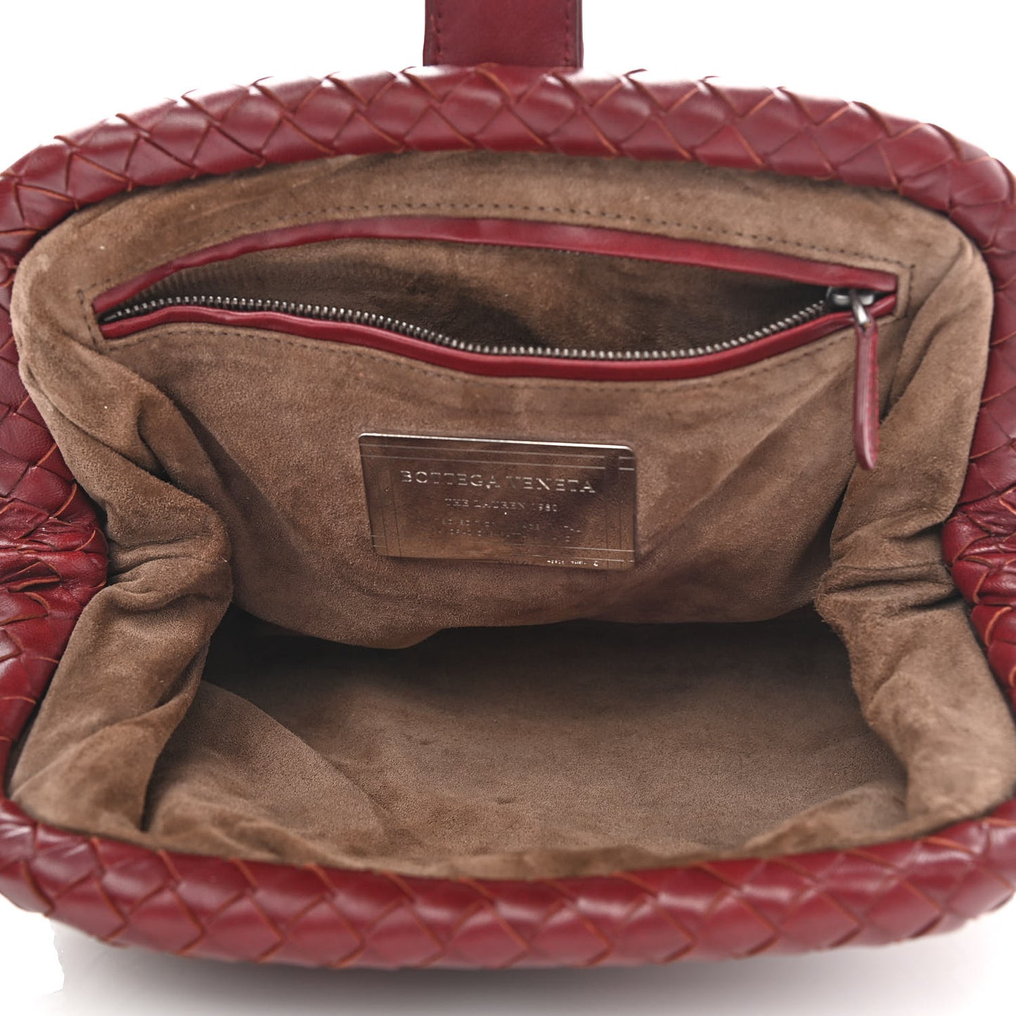 Nappa Intrecciato The Lauren 1980 Clutch Gigolo Red