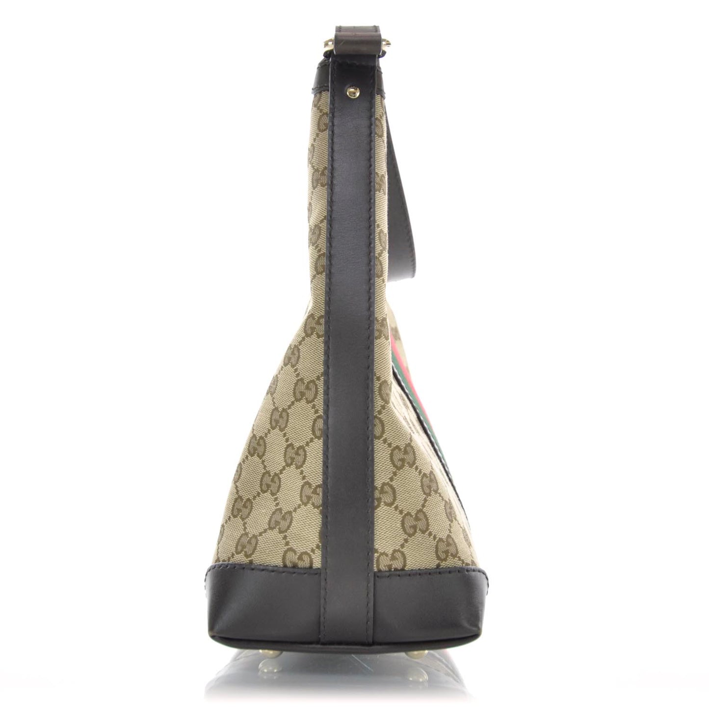 Monogram Vintage Web Medium Hobo Dark Brown
