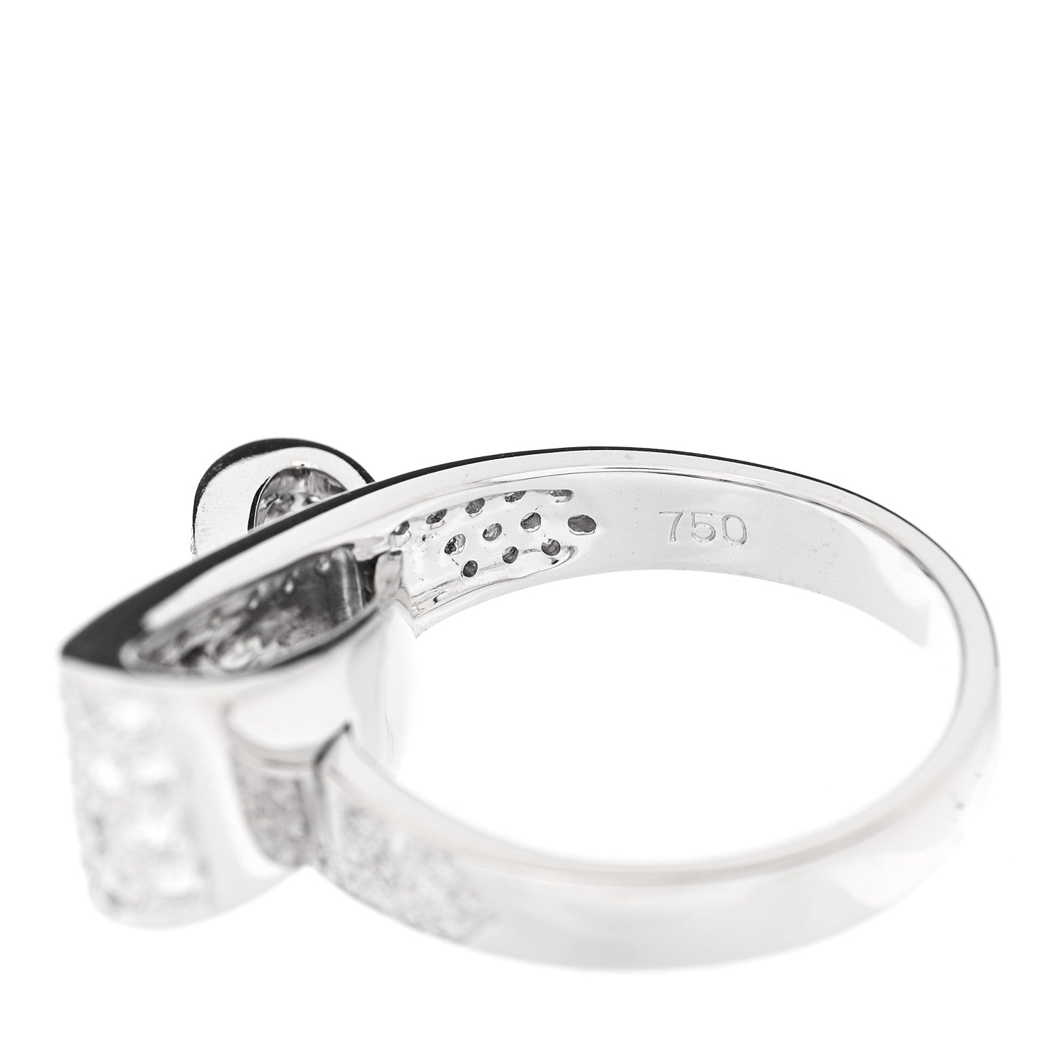Parker & West by FASHIONPHILE 18K White Gold Diamond 1.26ctw Bow Ring 53 6.25 9 of 10