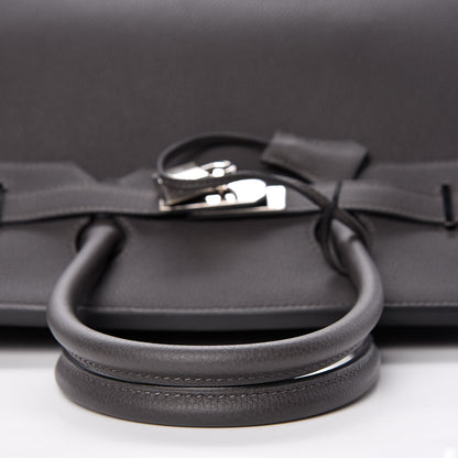 Celine Lambskin Bi-Cabas Grey Cognac 19 of 68