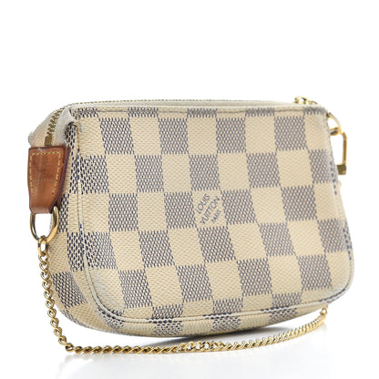 Louis Vuitton Damier Azur Mini Pochette Accessories 3 of 12
