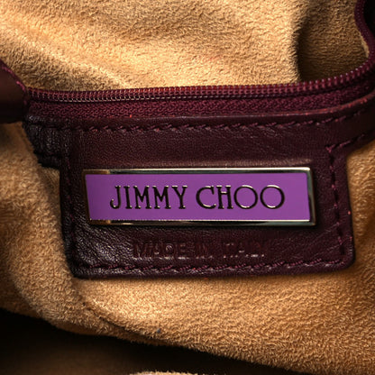 Jimmy Choo Crushed Patent Ramona Bucket Burgundy 10 of 10
