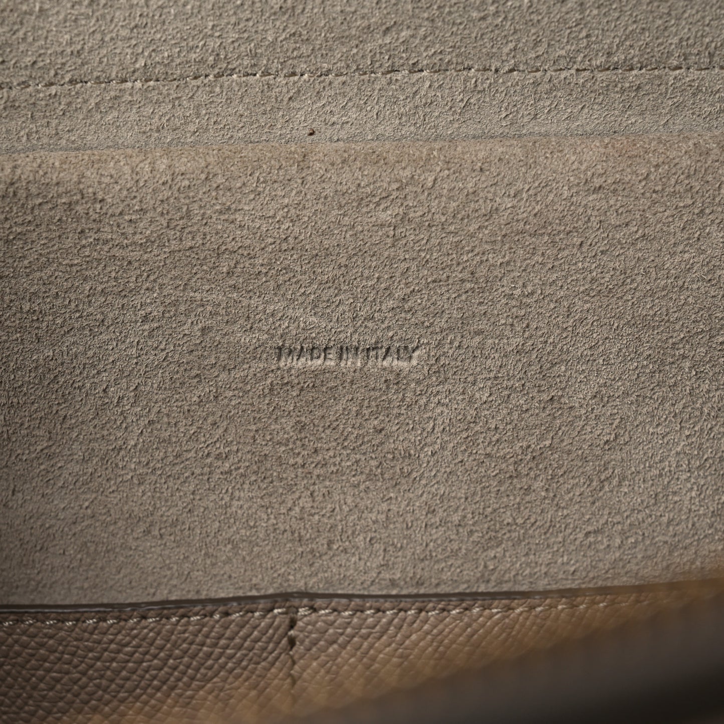 Grained Calfskin Mini Belt Bag Light Taupe
