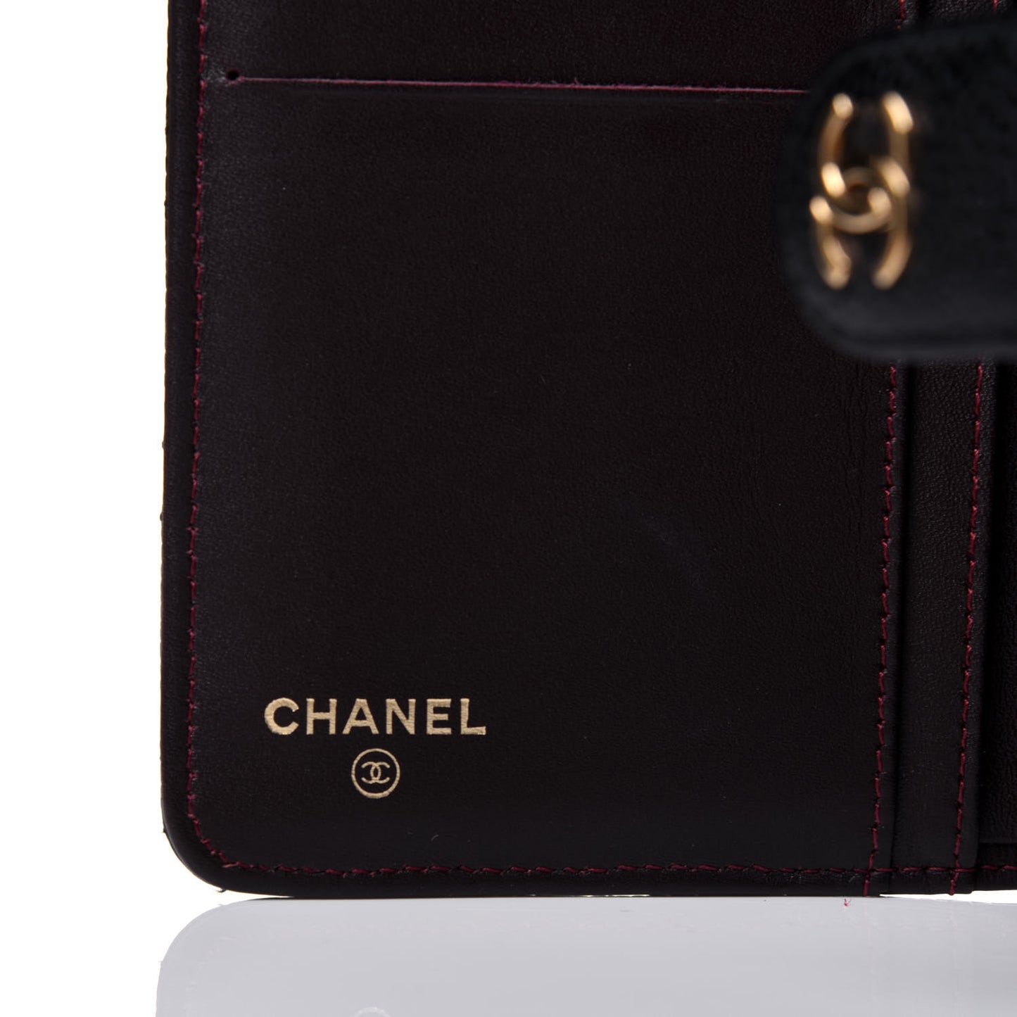 Caviar Quilted CC French Wallet Black