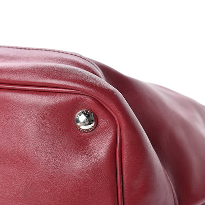 Prada Soft Calfskin Bucket Bag Rubino 11 of 17