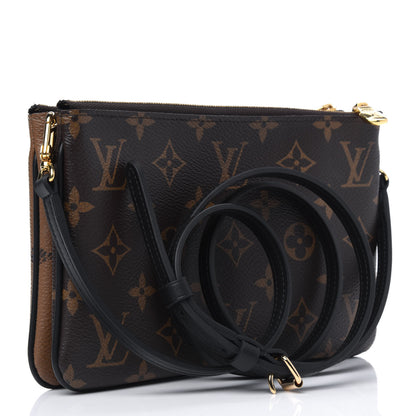 Louis Vuitton Reverse Monogram Giant Double Zip Pochette 3 of 10
