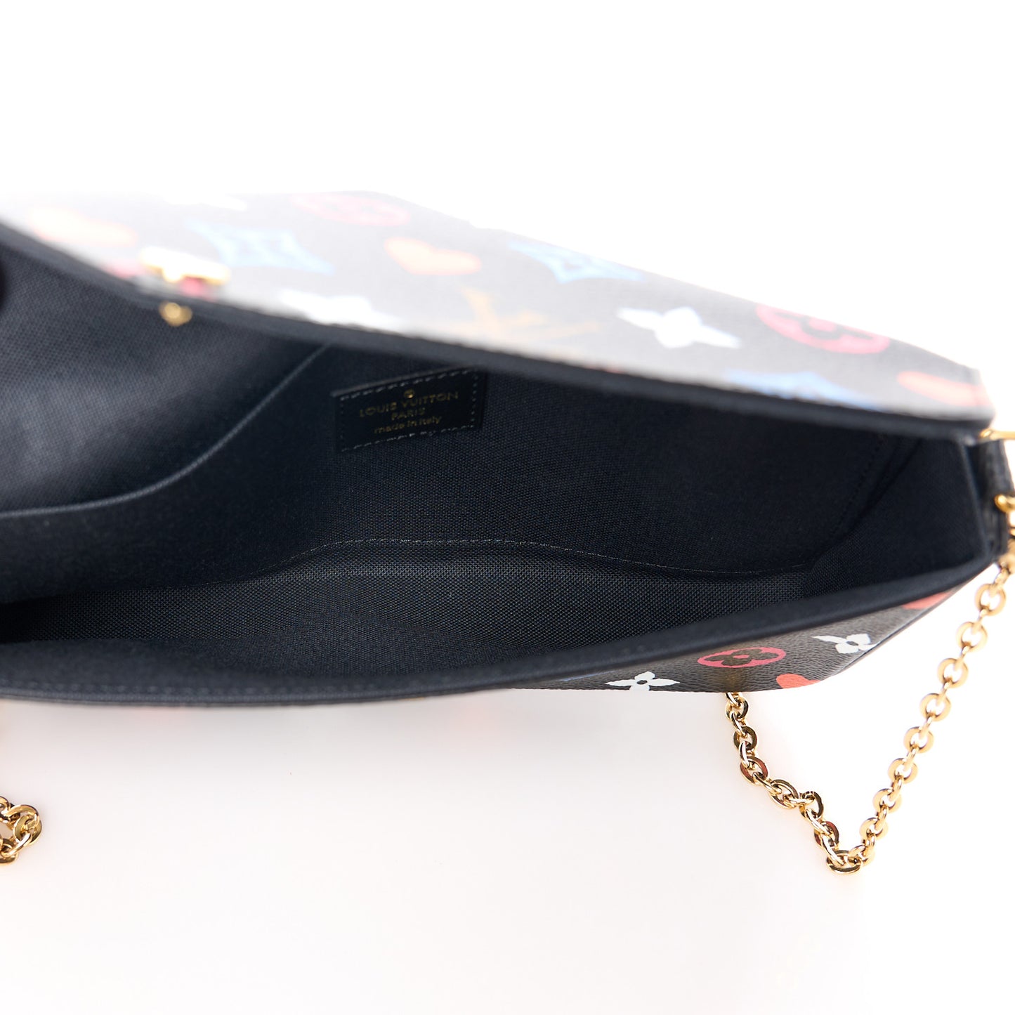 Game On Felicie Chain Wallet Black
