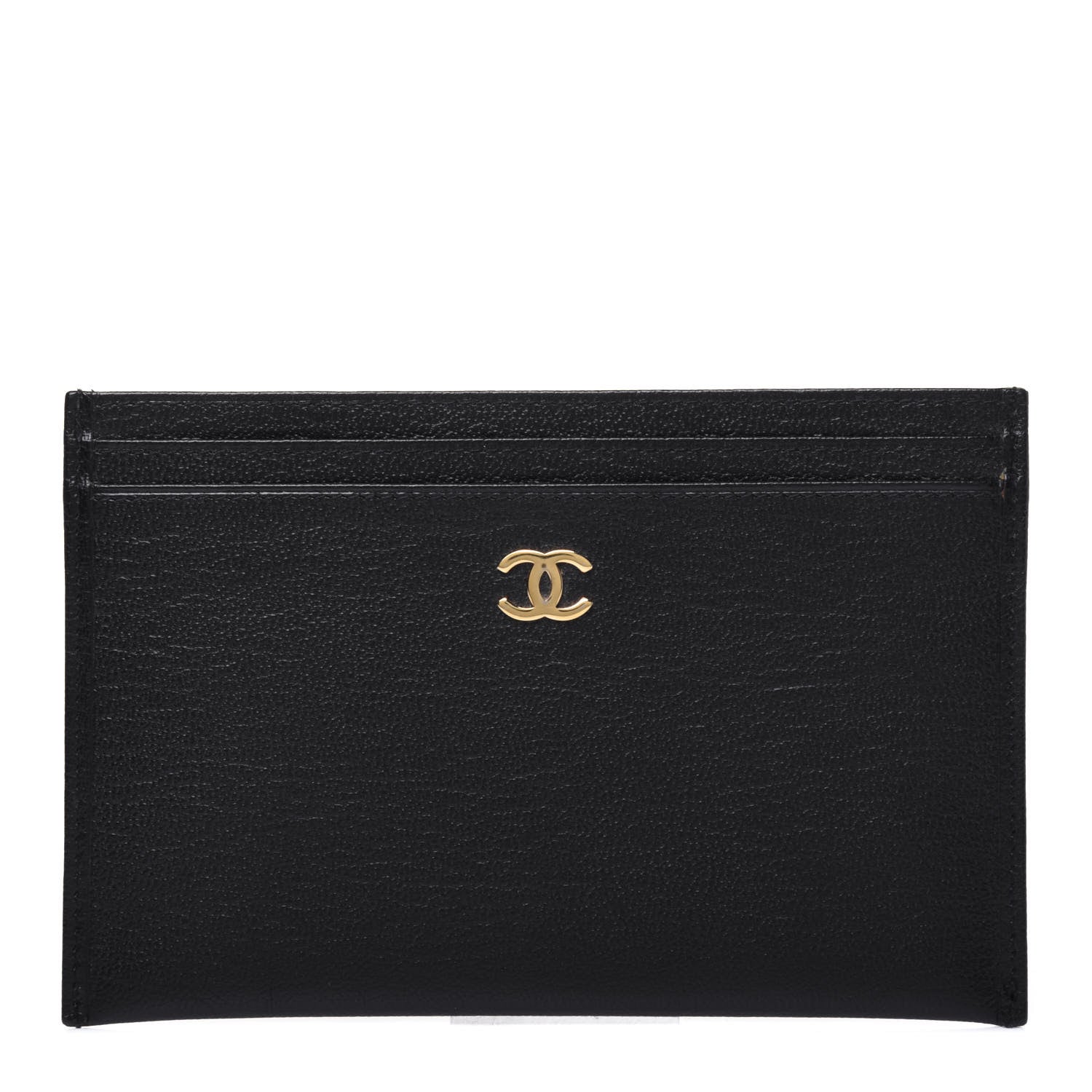 Chanel Goatskin CC Wallet Black 1 of 11