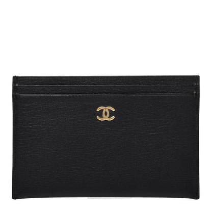 Chanel Goatskin CC Wallet Black 1 of 11