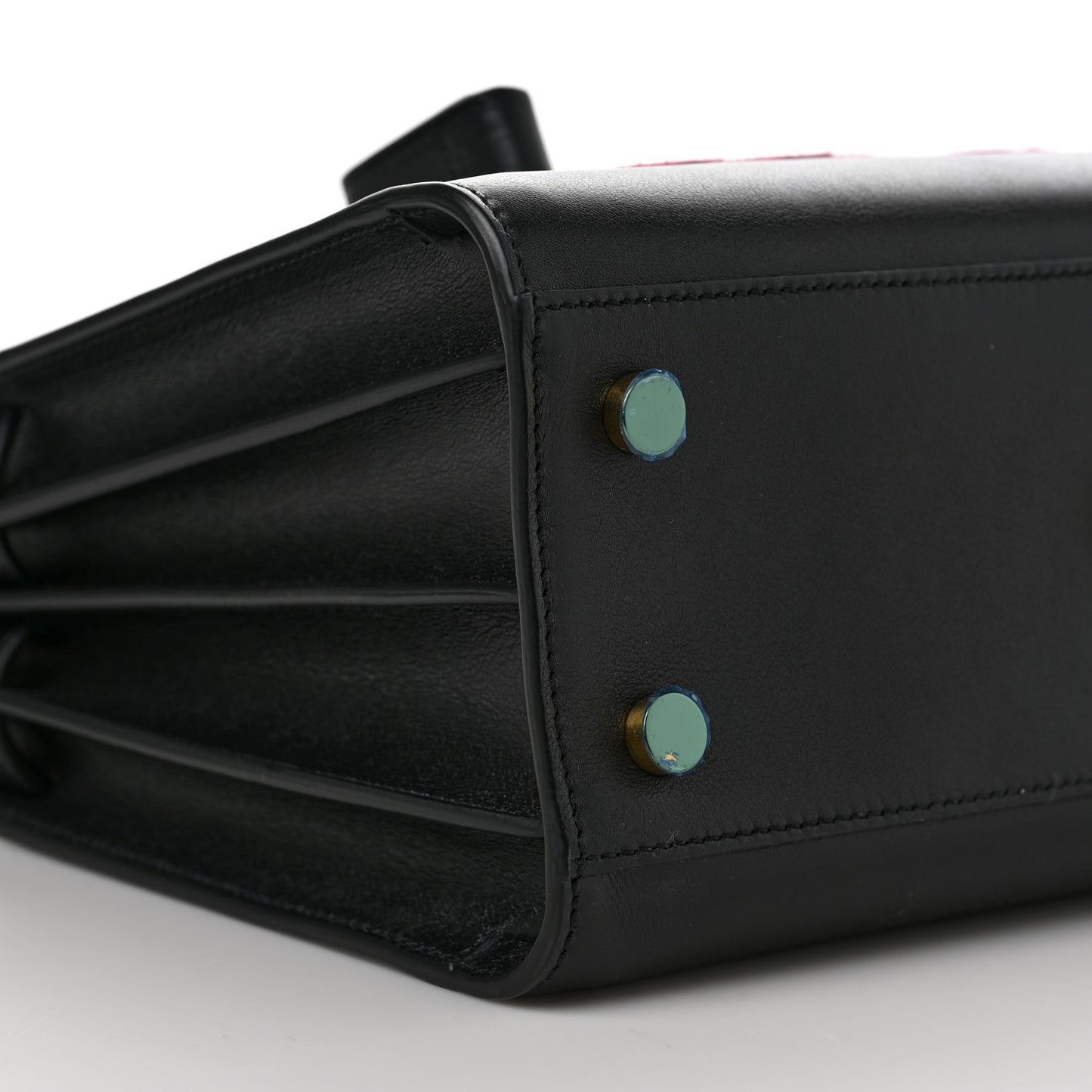 Calfskin Love Patchwork Baby Sac De Jour Black