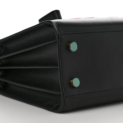 Saint Laurent Calfskin Love Patchwork Baby Sac De Jour Black 2 of 8