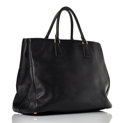 Prada Saffiano Lux Extra Large Galleria Double Zip Tote Black 3 of 8