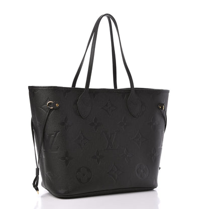 Louis Vuitton Empreinte Monogram Giant Neverfull MM Black 3 of 9