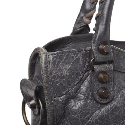Balenciaga Agneau Classic Hardware Mini City Gris Tarmac 12 of 12