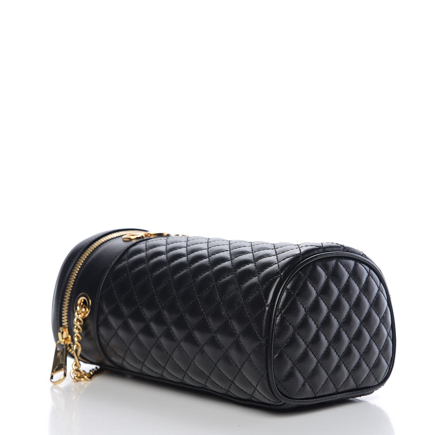 Calfskin Trapuntata Zumi Belt Bag Black