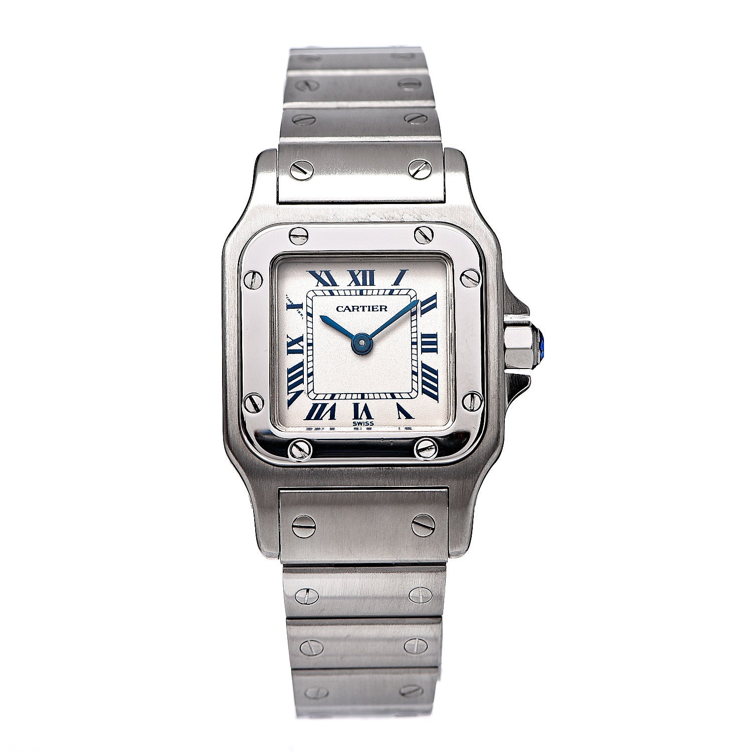 Cartier Stainless Steel 24mm Santos de Cartier Galbee Quartz Watch 1 of 9