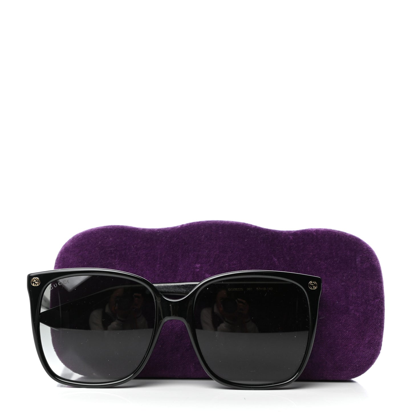 Acetate GG Sunglasses GG0022S Black