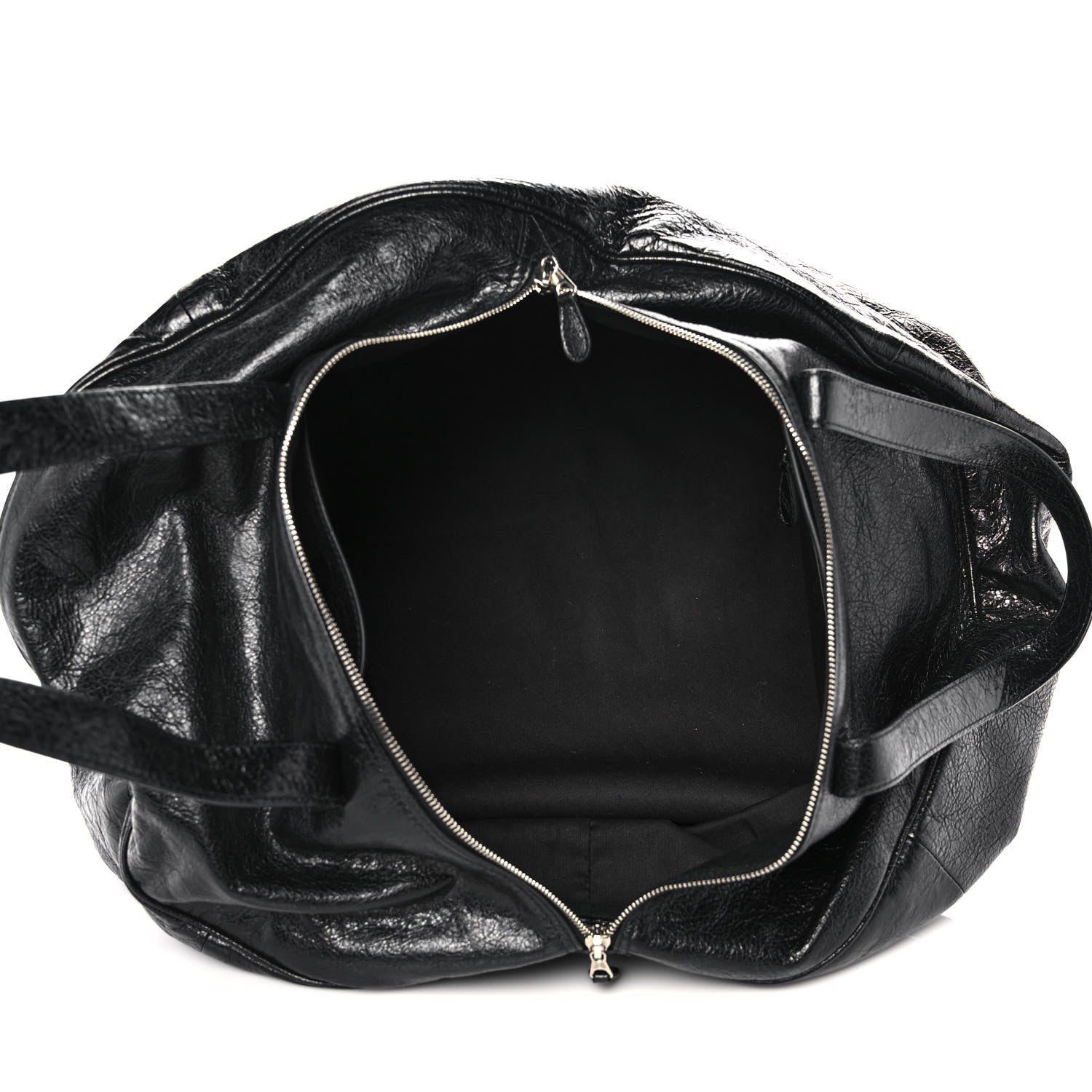 Balenciaga Agneau Arena Round Air Hobo L Black 5 of 10