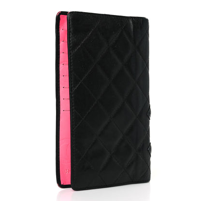 Chanel Calfskin Quilted Cambon Yen Wallet Black 3 of 15